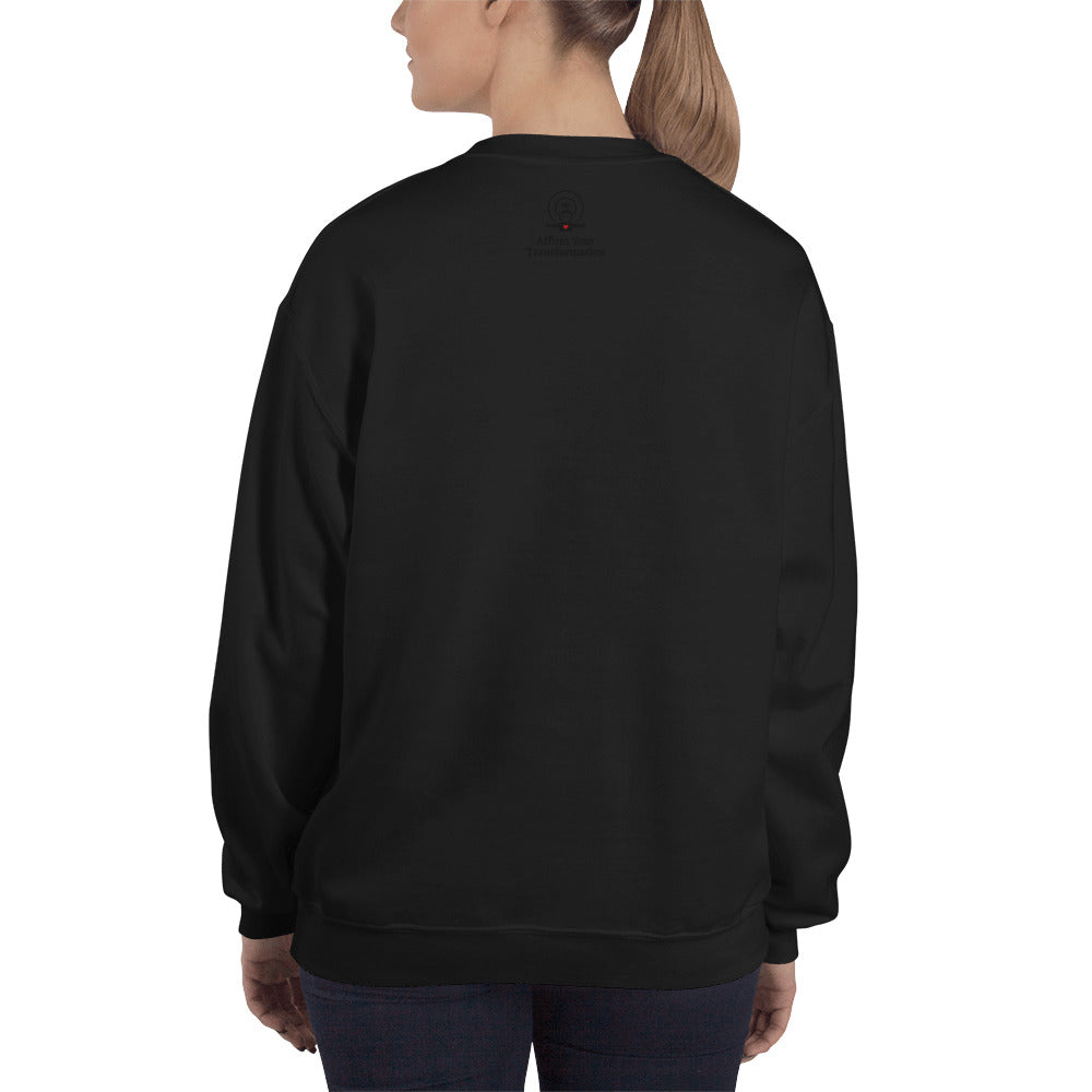 I HONOR MY BODY TEMPLE Mirror Affirmation Sweatshirt (Black Text) - 9 COLORS!
