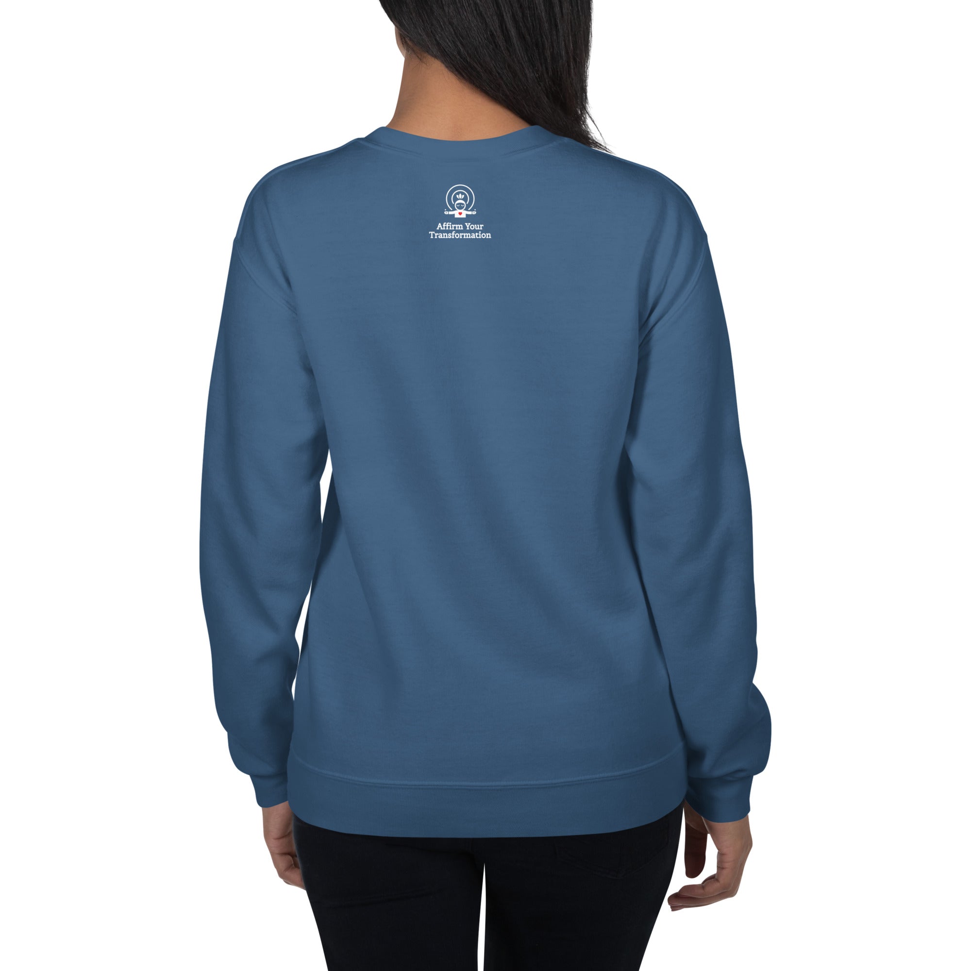 I HONOR MY BODY TEMPLE Mirror Affirmation Sweatshirt (White Text) - 9 COLORS!